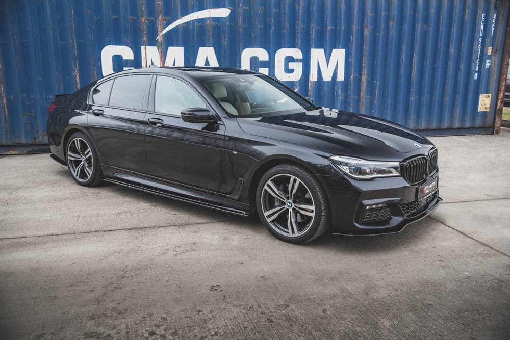 Zijskirts BMW 7-Serie G11 M Pakket Maxton Glans Zwart