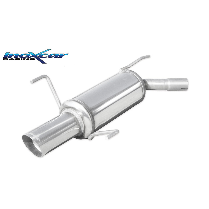 100% RVS Sportuitlaat  Opel Corsa C 1.4 16v 90pk Facelift 2004-2006 Ø54mm 1x90mm Rally