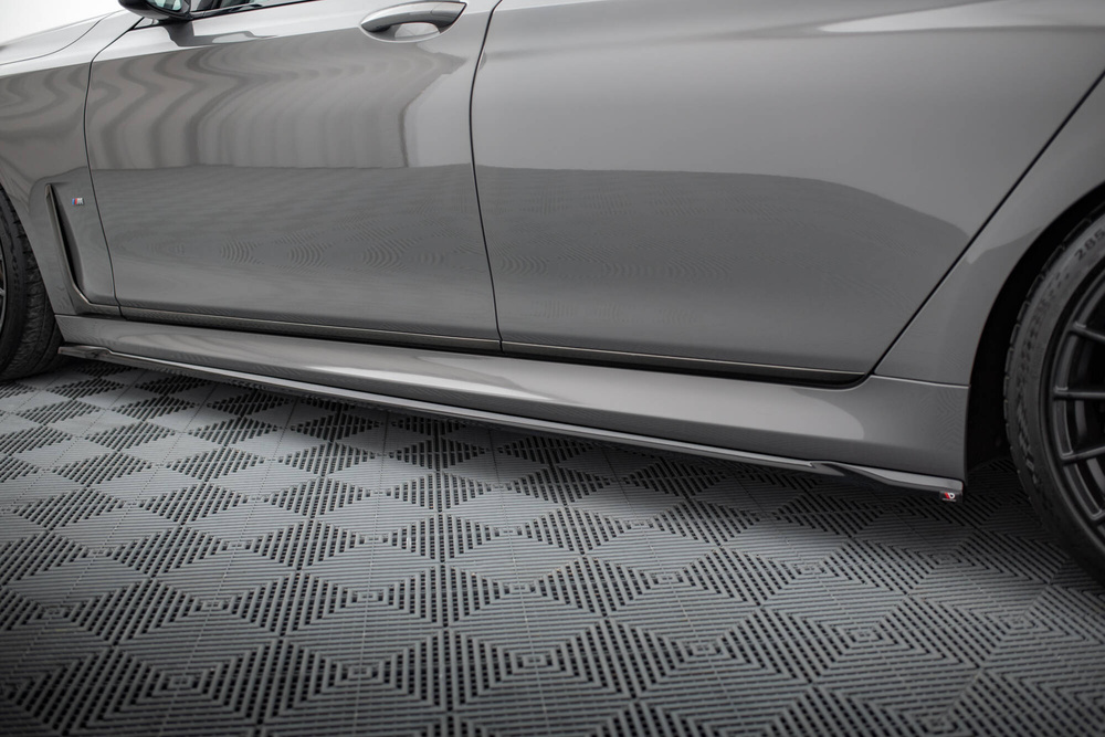 Zijskirts BMW 7-Serie G11 M-Pakket Glanzend Zwart V2
