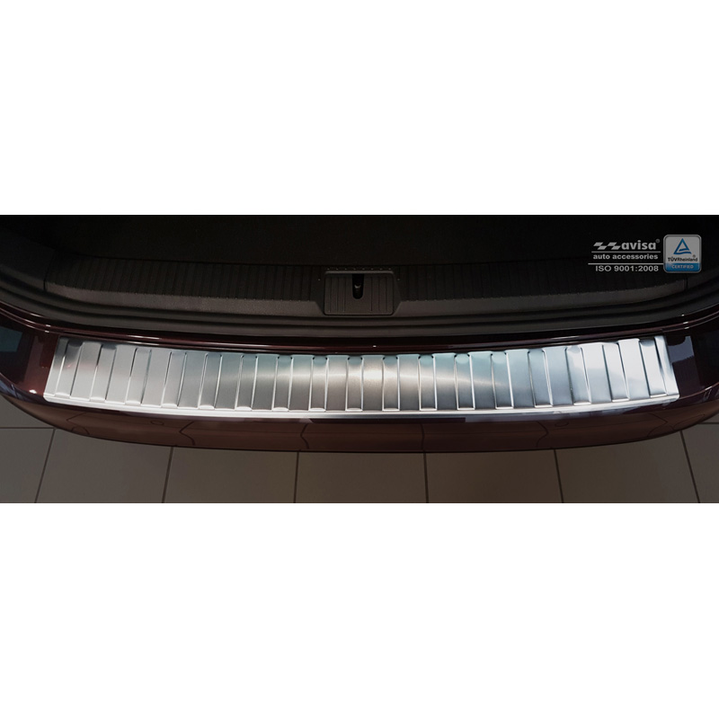 RVS Achterbumperprotector  Volkswagen Passat 3G Variant 2014-2019 & 2019-2023 'Ribs'