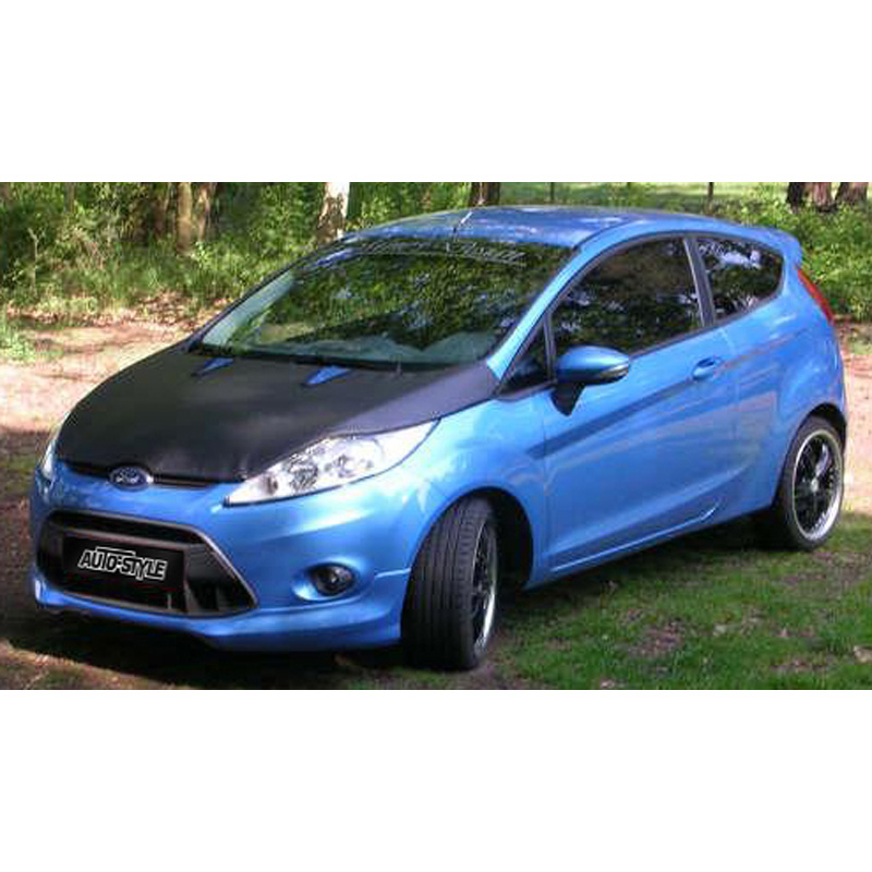 Motorkapsteenslaghoes  Ford Fiesta VII 2008-2012 zwart