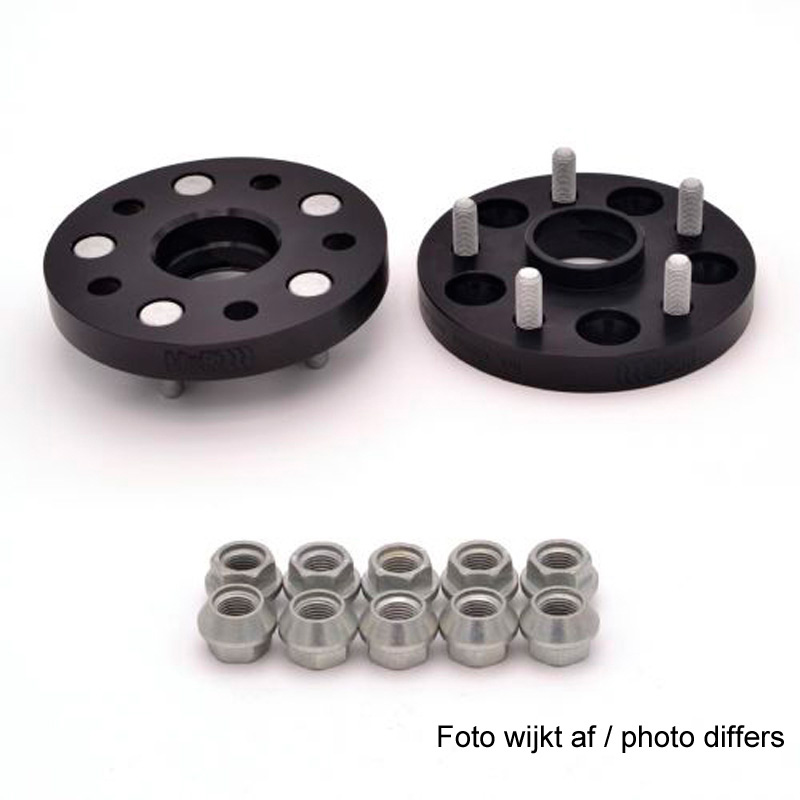 H&R DRM-Systeem Spoorverbreders 15mm 5x120 - Naaf 64,0mm - Boutmaat M14x1,5 -  Honda - Zwart OUTLET