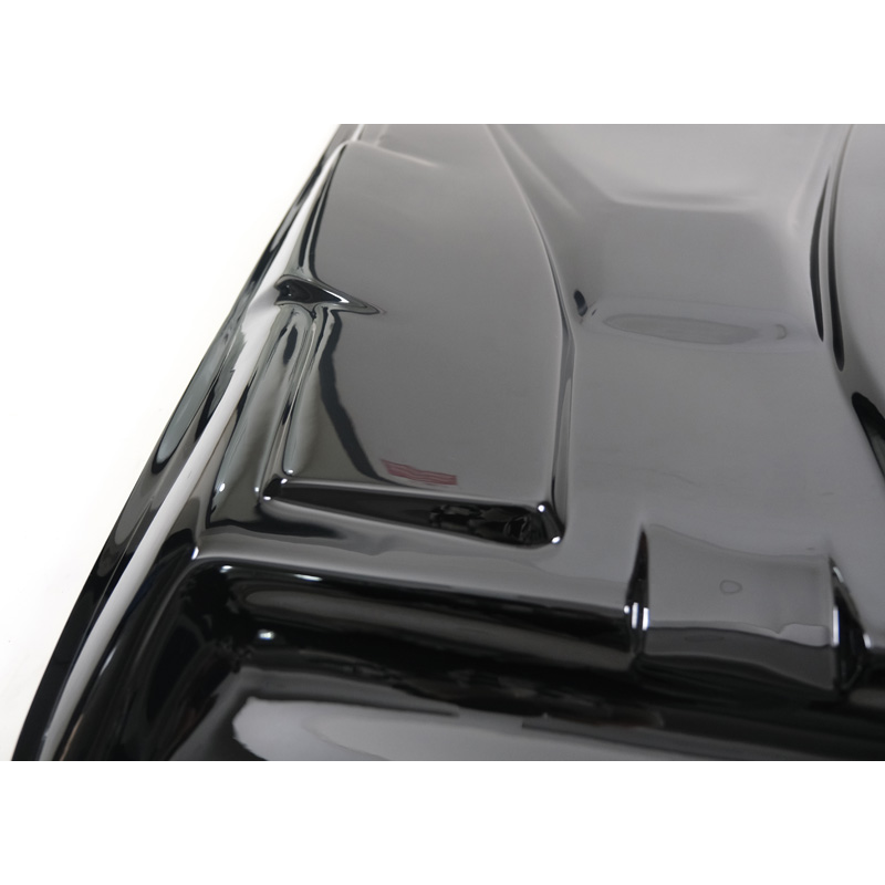 Motorkapluchtinlaat (Scoop)  Nissan Navara NP300 (D23) 2014-2021 - Glanzend zwart