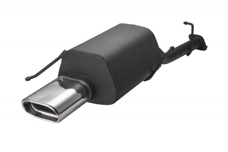 Einddemper Honda Prelude IV 1991-1996 RVS eindstuk 2x70mm Rond