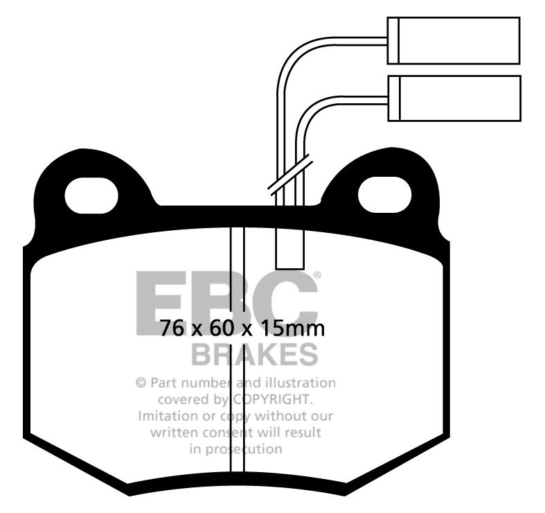 EBC Brakes ALFA ROMEO Alfa 75 3.0 89-93 Remblokken voorzijde