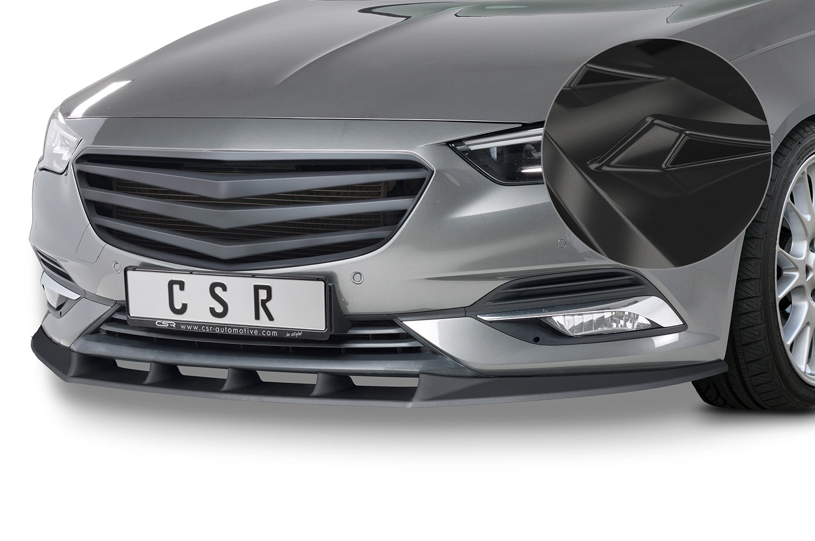 Voorspoiler Opel Insignia B Glans Zwart – 2017–2020