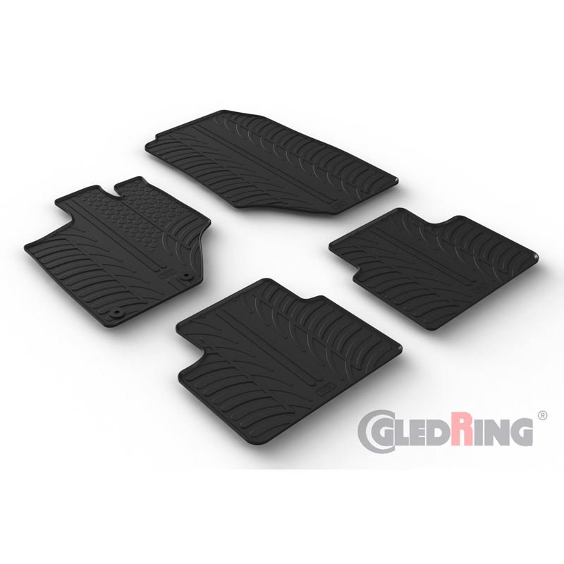 Rubbermatten  Opel Grandland MHEV 2024- (T profiel 4-delig + montageclips)
