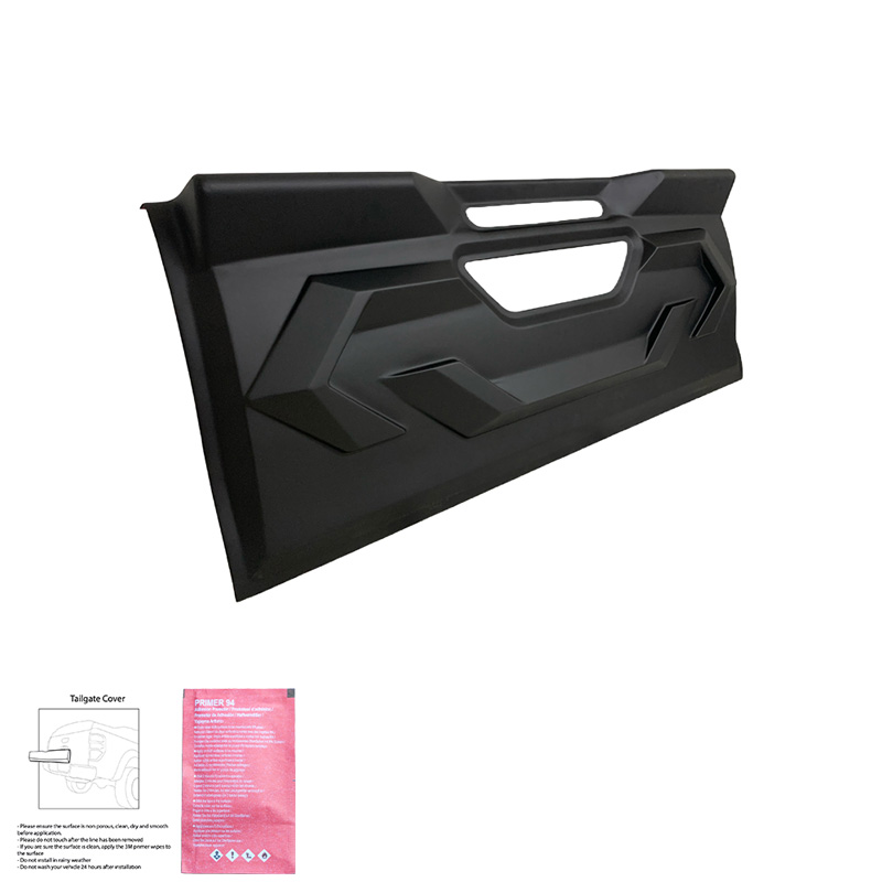 Achterklepcover  Toyota Hilux 8e Gen. 2015-2020 - Matzwart