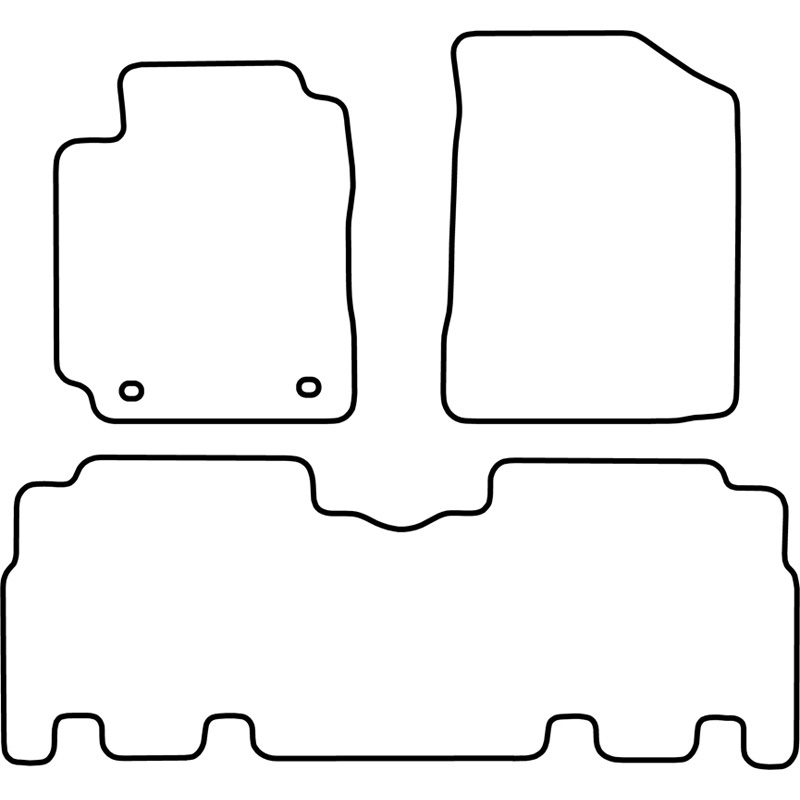 Automatten Velours  Toyota Yaris Verso 1999-2006
