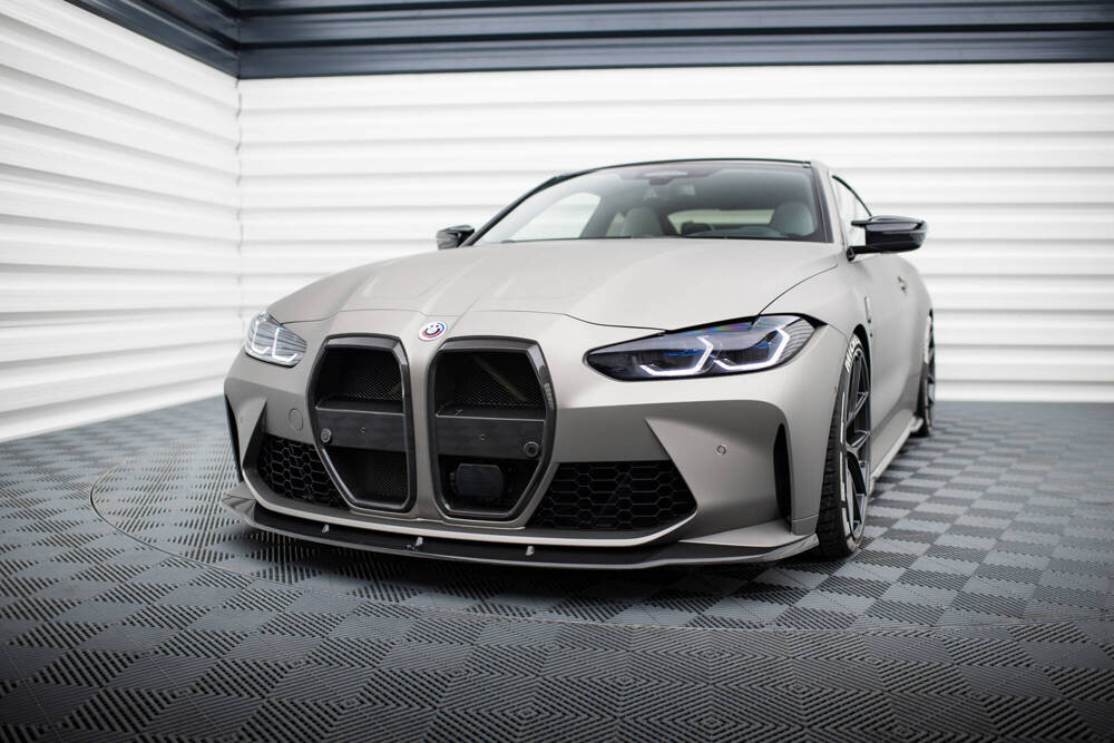 Voorspoiler V.3 BMW M4 G82 / M3 G80 / G81 Maxton Carbon