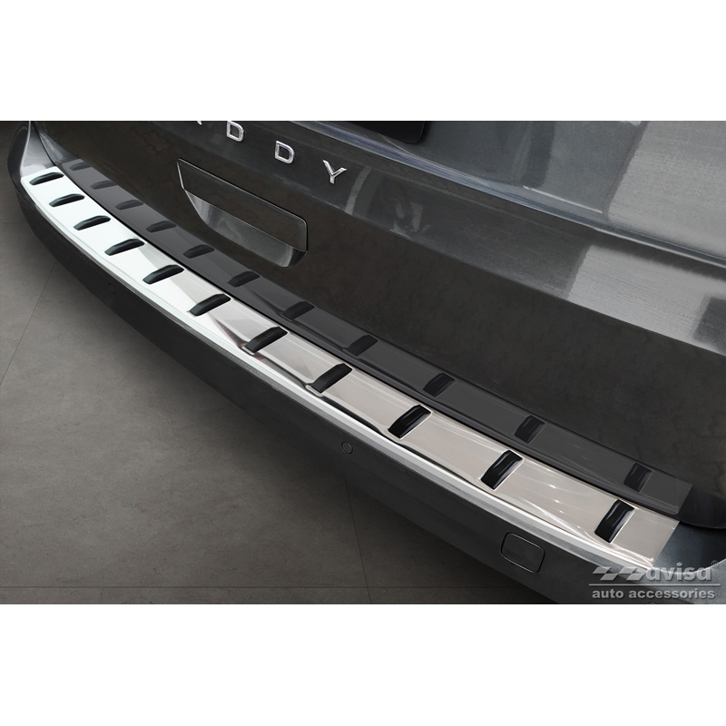 RVS Achterbumperprotector  Volkswagen Caddy V Cargo & Combi 2020- 'STRONG EDITION'