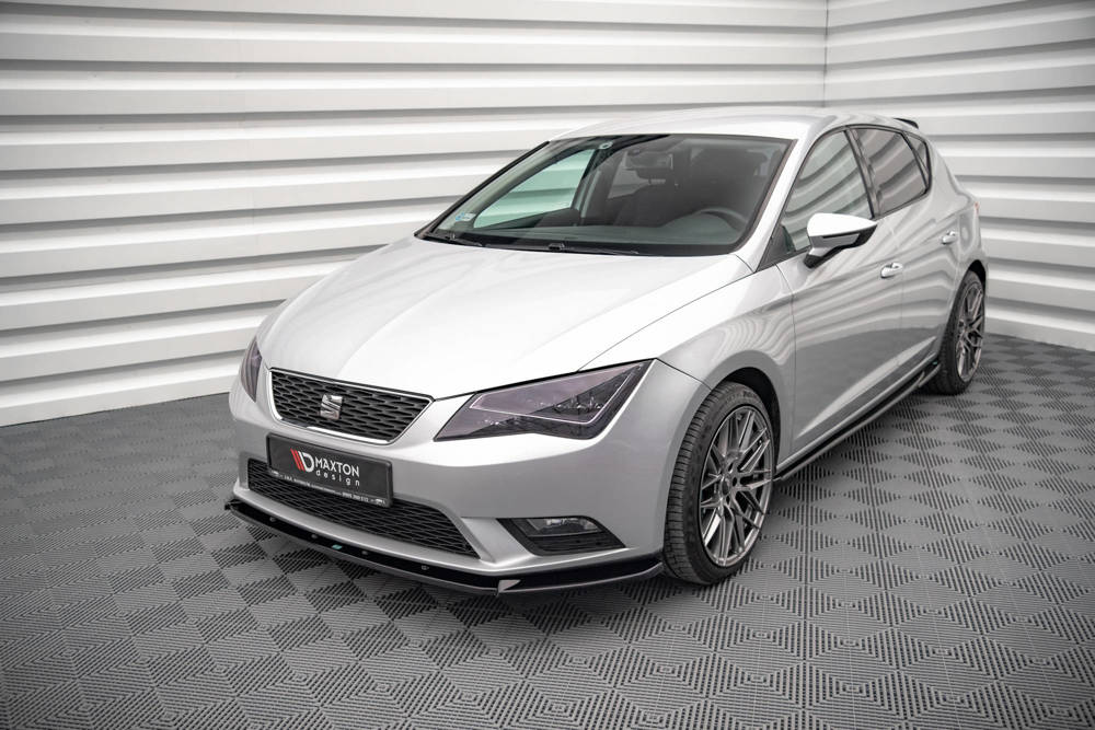 Voor splitter V1 Seat Leon Hatch Mk3 Maxton