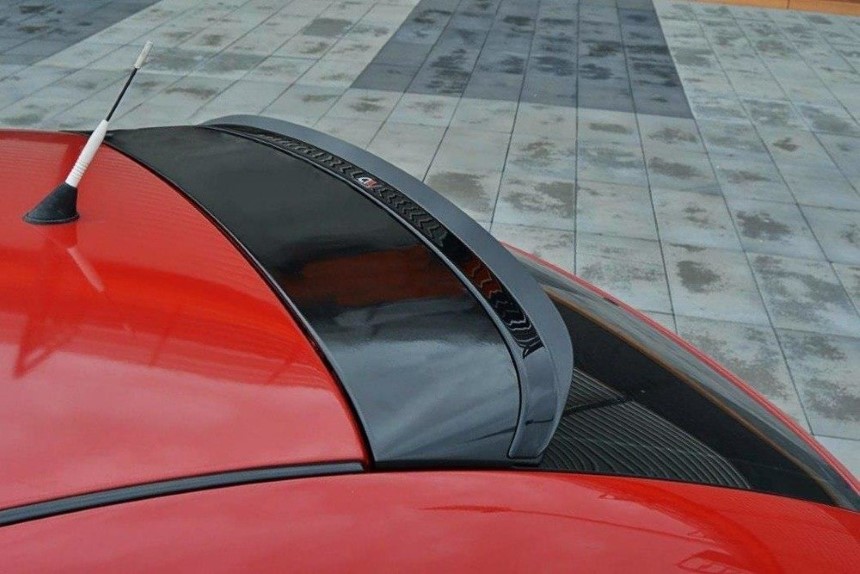 Spoiler uitbreiding Seat Leon Cupra 1M Maxton Design glans zwart