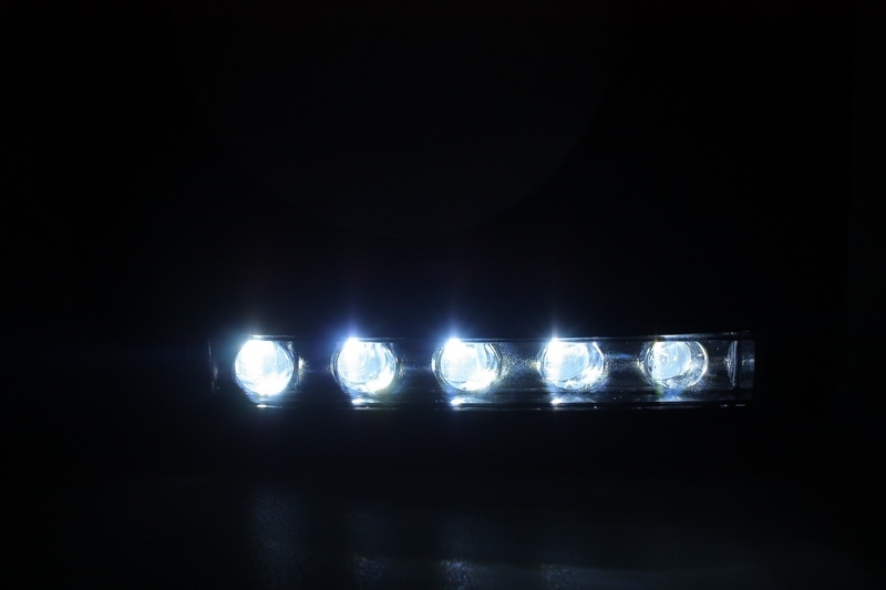 DRL Zwart Mercedes G Klasse W463 1989-2012