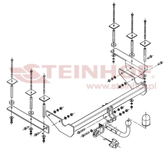 Trekhaak Opel Vectra C Estate (excl.OPC) 10/2003-2008