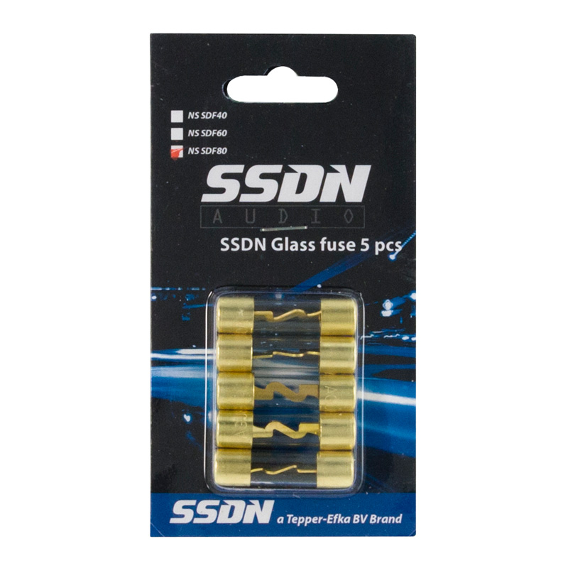 SSDN 80 Amp AGU zekering - 5 stuks - in blister