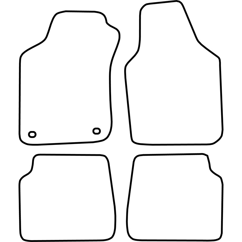 Automatten  Kia Pride 1995-2000