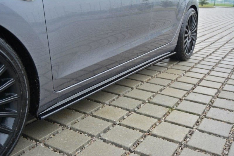 Zijskirts Diffusers Hyundai i30 mk.2 Glanzend Zwart