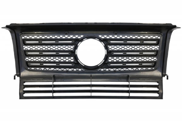 Grill Mercedes W463 G-Klasse 90-14 Exclusive Design Piano Zwart/Chroom