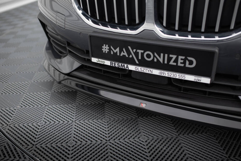 Voorspoiler V.2 BMW 1 Serie F40 Maxton Glans Zwart