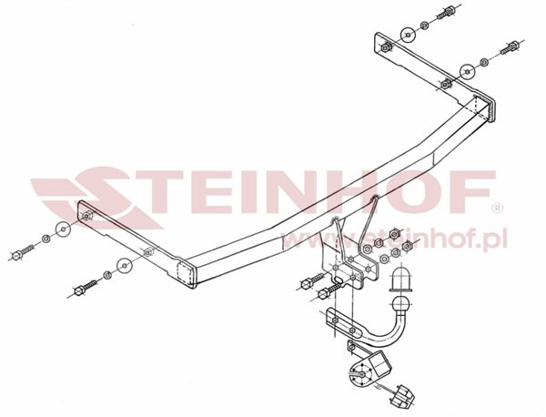 Trekhaak Seat Cordoba 4D 01/2003-2010