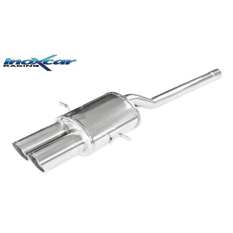 100% RVS Sportuitlaat  Mini R56 1.6 Cooper S R56 184pk 2011- 2x90mm Racing