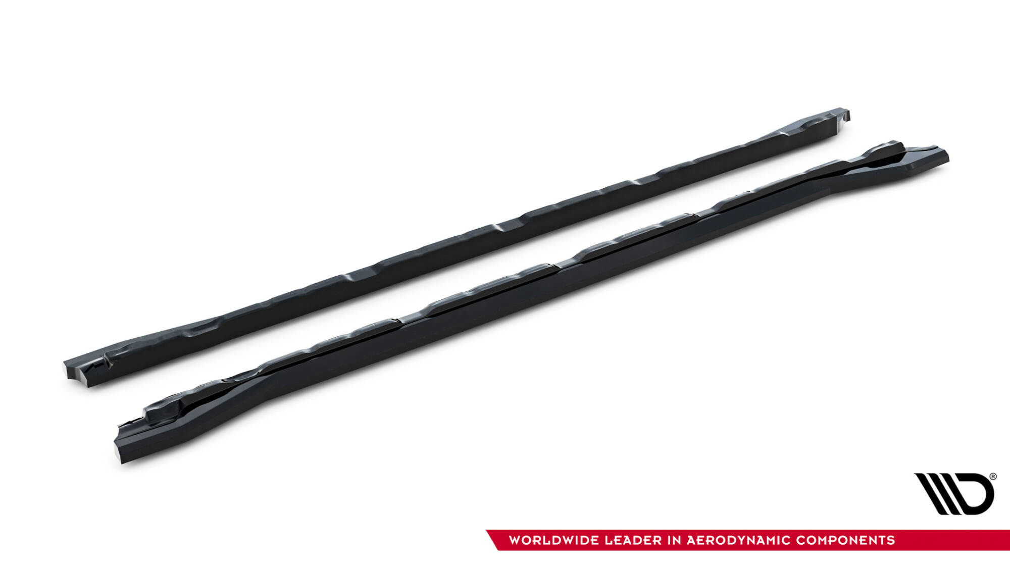 Zijskirts Volkswagen Atlas R-Line MK1 Facelift 2 Maxton Glanzend zwart