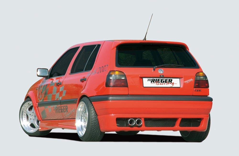 Achterbumper Diffusor VW Golf III Rieger