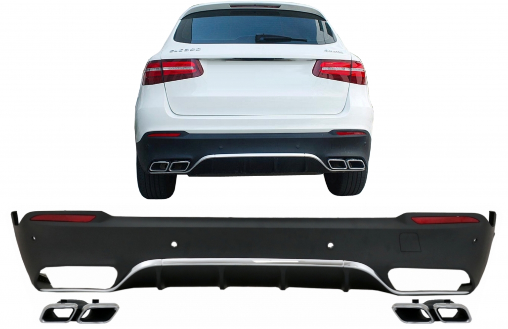 Diffuser Mercedes GLC W253 15-19 63 Look Standaard model