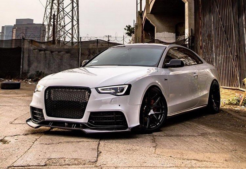 Voorspoiler Audi RS5 A5 8T 12-16 Echt Carbon