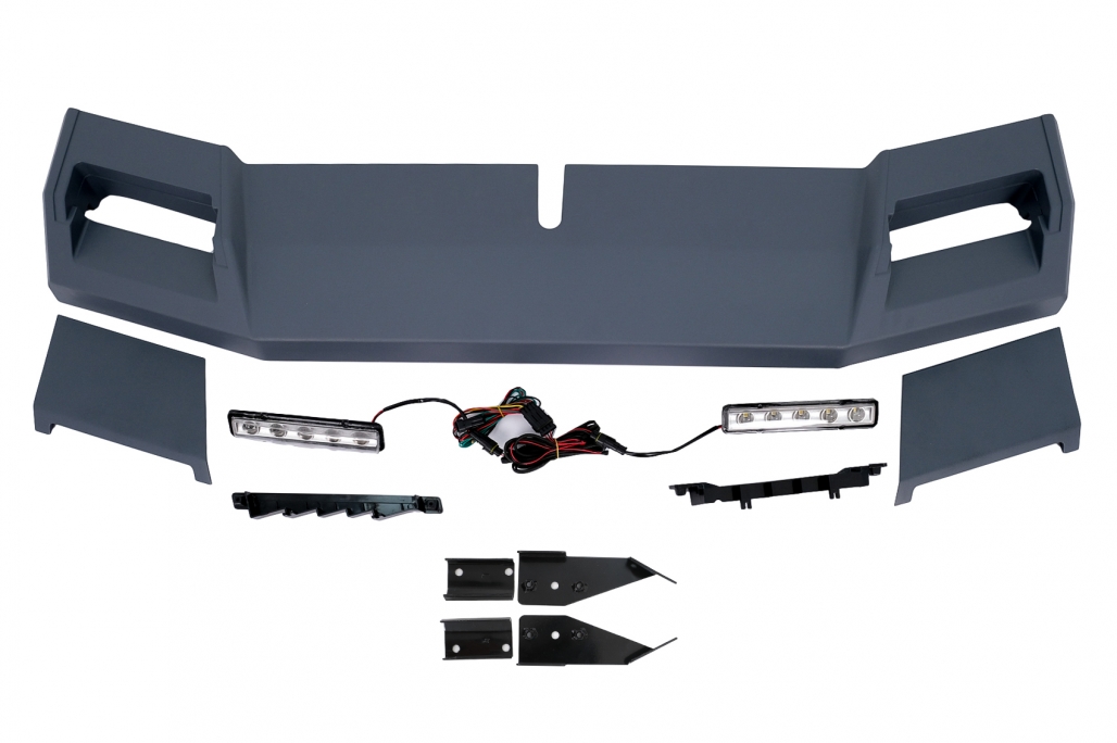 Dakspoiler Voorzijde Mercedes W463 G-Klasse 89-18 LED 6X6 Design