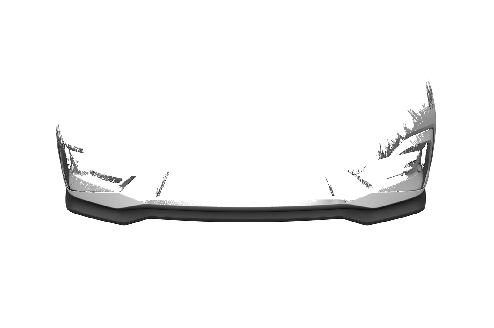 Voorspoiler BMW 2-Serie F45 Active Tourer 03/2018-2021 (LCI) Glans Zwart