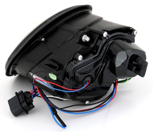 Koplampen VW New Beetle 9C 05-11 DRL Chroom
