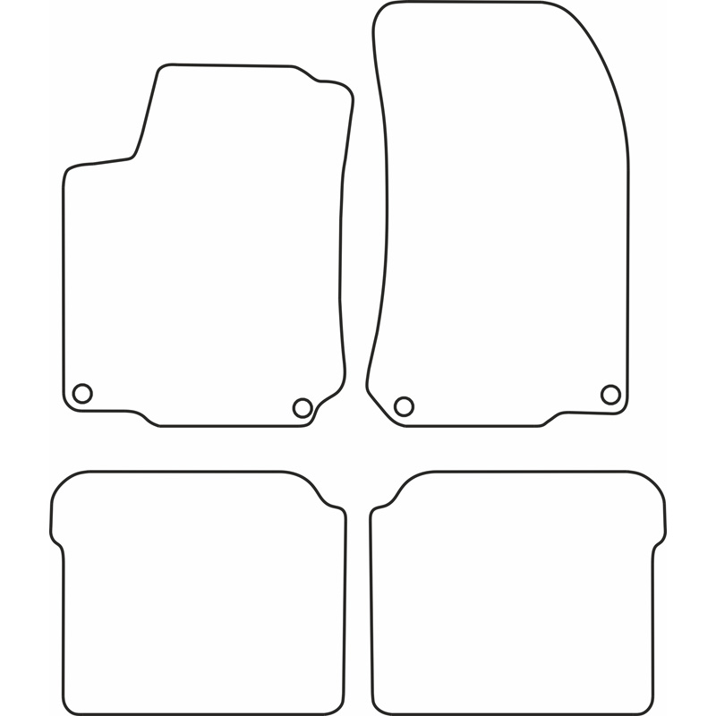 Automatten  Volkswagen Golf IV 1998-2001