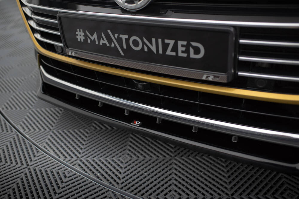 Voorspoiler V.2 Volkswagen Arteon Maxton Glans Zwart