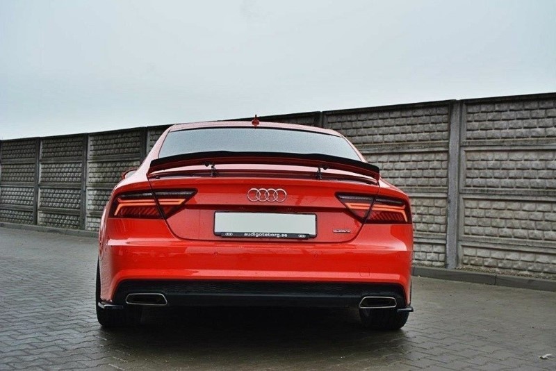 Spoilerkap Audi S7 / A7 S-Line C7 / C7 FL Glanzend Zwart Maxton