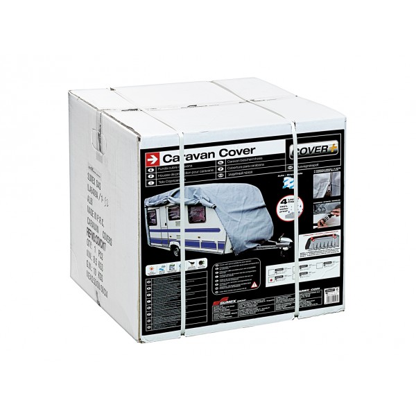 Caravan beschermhoes / afdekhoes PVC 585X225X220cm (5,18Mx5,79M)