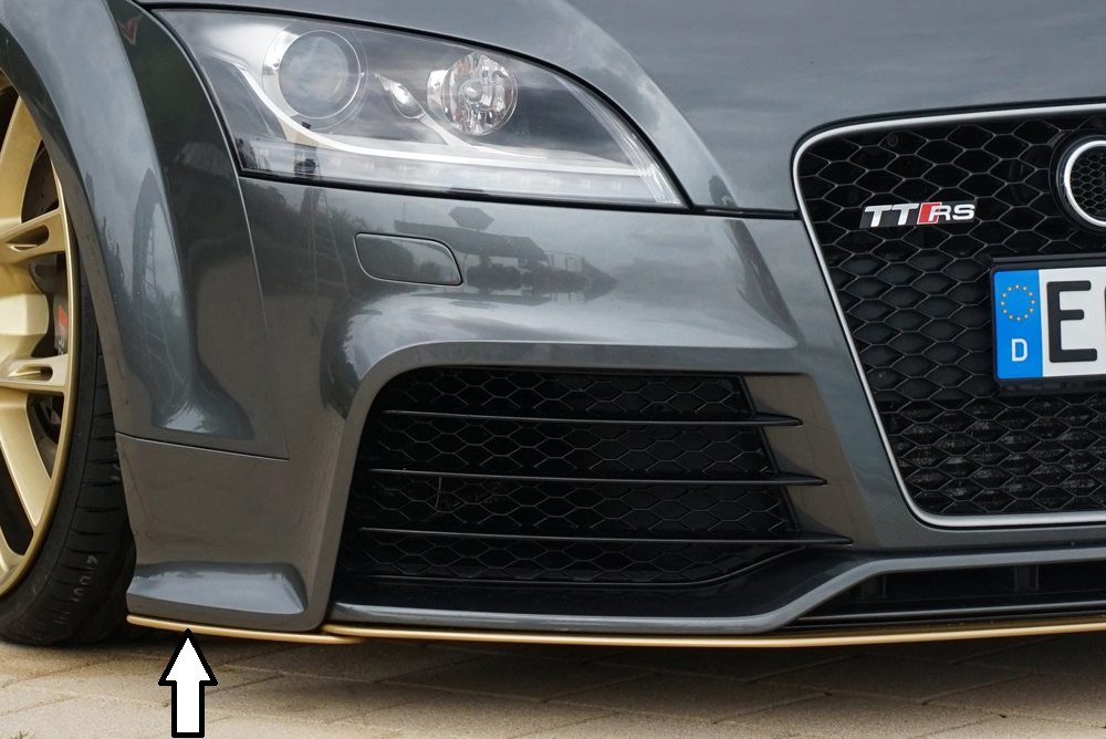 Front Splitter add-ons Audi TT RS ABS