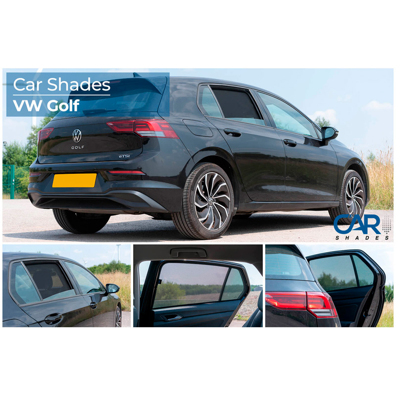 Set Car Shades (achterportieren)  Volkswagen Golf VIII 5 deurs 2020- (2-delig)
