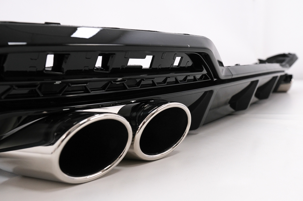 Diffuser S5 Look Audi A5 F5 FL S-Line 2020- Glans Zwart