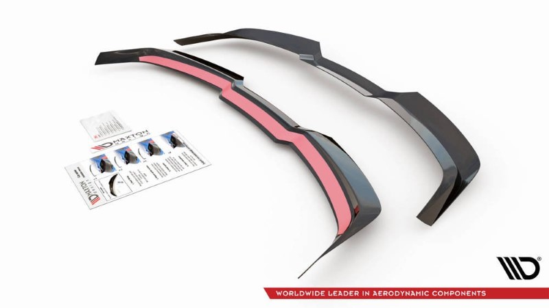 Spoiler V.2 Audi RS6 C8 Maxton Glanzend Zwart