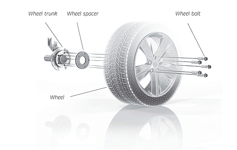 Pro Spacers Audi 80 05.91-08.00 4x108 8mm Eibach