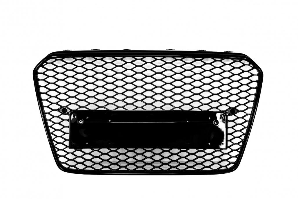 Grill Zonder Logo AUDI A5 8T (2012-2015) RS Design Glans Zwart