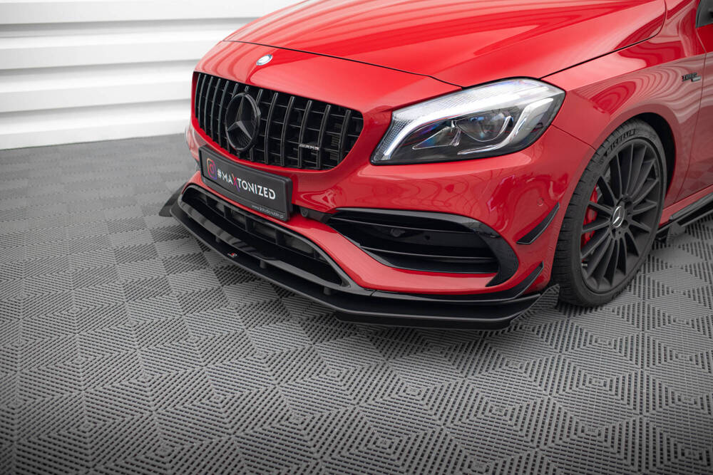 Voorspoiler met Canards Mercedes A45 AMG Aero Pack W176 FL Maxton Street Pro