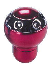 Schakelpook Simoni Racing PK alu red with chrome ring