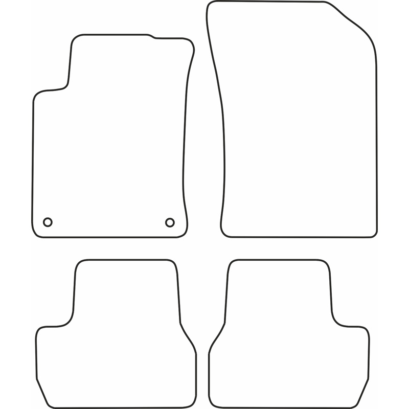 Automatten  Citroen DS3 2010-