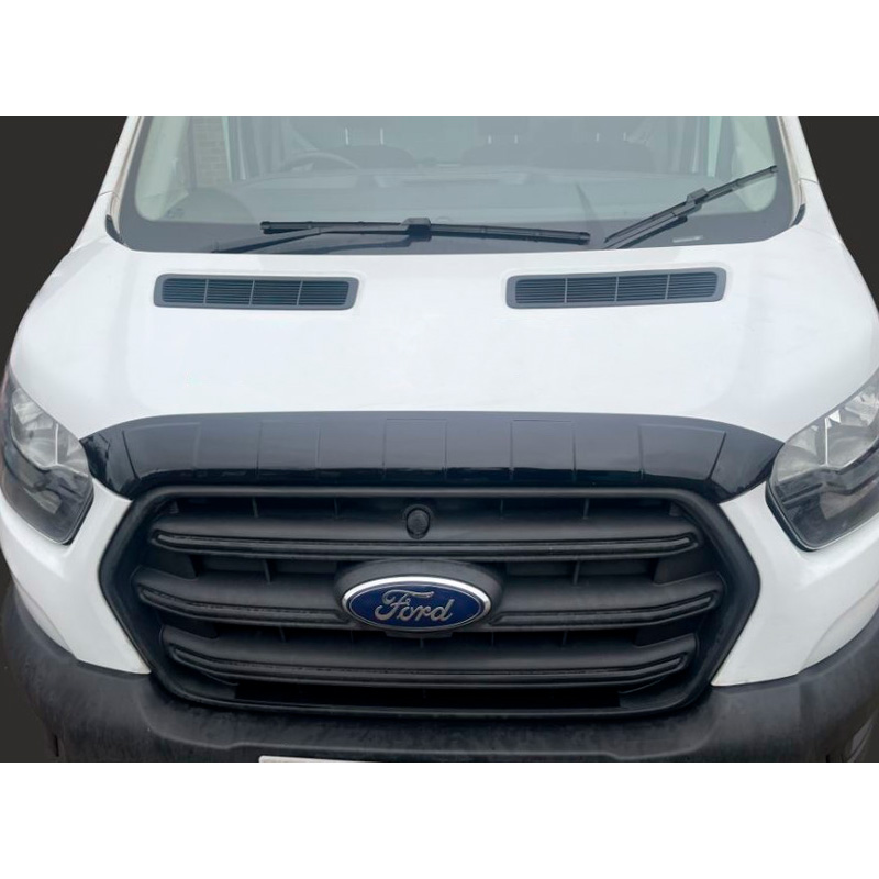 RGM Motorkap cover/beschermer  Ford Transit IV Facelift 2020- Glanzend Zwart