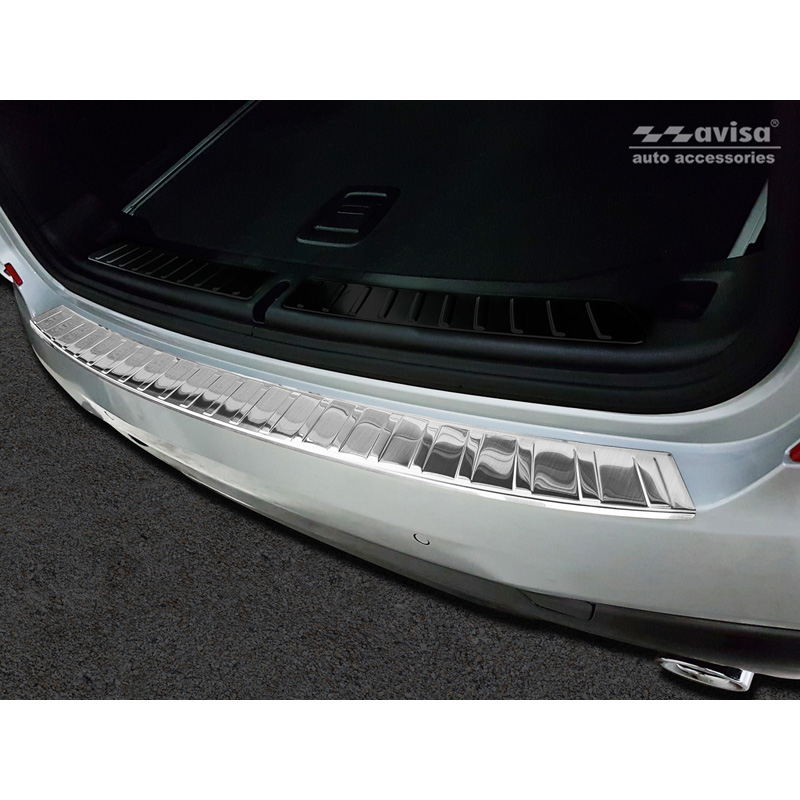 RVS Achterbumperprotector  BMW X3 (G01) 2017-2021 & Facelift 2021-2024 excl. M-Pakket 'Ribs'