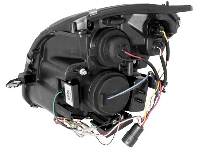 Koplampen Alfa Romeo Mito 08- Devil Eyes real DRL LED Zwart