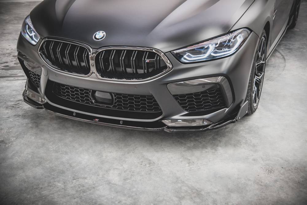 Voorpsoiler V.1 BMW M8 Gran Coupe Maxton Glans Zwart